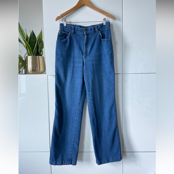 1980s Vintage Levis Orange Tab High Rise Blue Denim Jeans - Picture 3 of 8